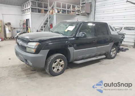 2002 Chevrolet Avalanche 1500 z USA, uszkodzony, nr VIN 3GNEK13T02G287230